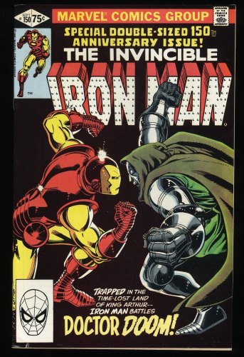 Cover Scan: Iron Man #150 VF+ 8.5 Doctor Doom Appearance! John Romita Jr. Cover! - Item ID #245041