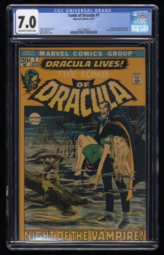 Tomb Of Dracula (1972) #1 CGC FN/VF 7.0 1st Appearance Dracula!