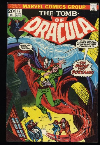 Tomb Of Dracula #12 FN- 5.5 2nd Appearance Blade! 1st App Saffron Caulder!