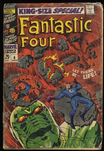 Cover Scan: Fantastic Four Annual #6 FA/GD 1.5 1st Appearance Annihilus! - Item ID #247497