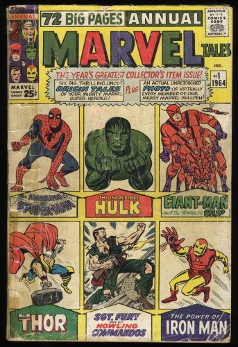 Marvel Tales #1 GD 2.0 See Description Annual Spider-Man Hulk Iron Man Thor!