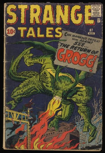 Strange Tales #87 GD 2.0 Jack Kirby!  Steve Ditko! 1961!
