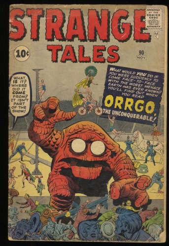 Strange Tales #90 GD/VG 3.0 Kirby and Klein Cover Art!
