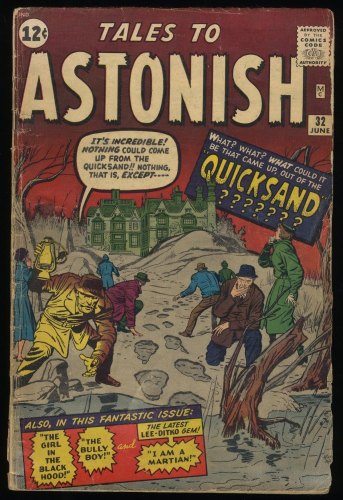 Tales To Astonish #32 GD/VG 3.0 Pre-Hero Marvel! Stan Lee Jack Kirby!