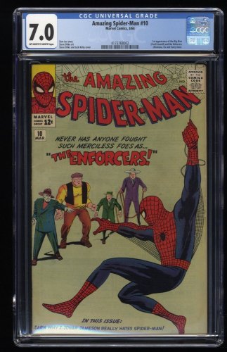 Amazing Spider-Man #10 CGC FN/VF 7.0 1st Appearance Enforcers!