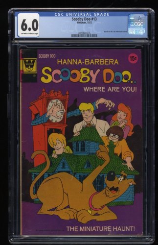 Cover Scan: Scooby Doo #13 CGC FN 6.0 Off White to White Whitman 1972! - Item ID #250771