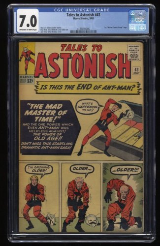 Cover Scan: Tales To Astonish #43 CGC FN/VF 7.0 Early Ant-Man! Stan Lee Story! - Item ID #254084