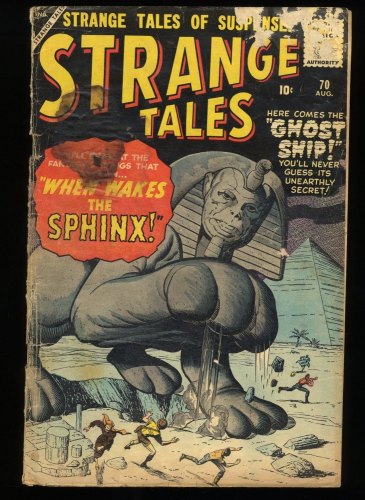 Strange Tales #70 FA/GD 1.5 Jack Kirby Cover Art! Giant Man Prototype!
