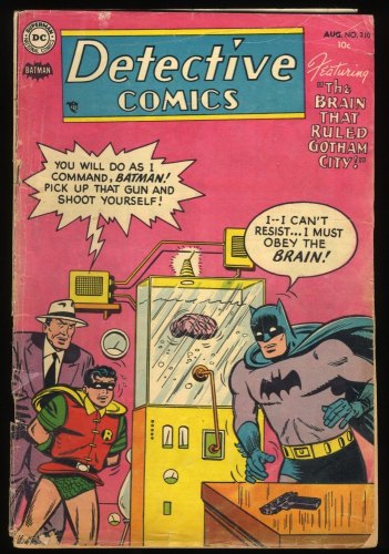 Detective Comics (1937) #210 GD 2.0 Win Mortimer Cover Art! Batman