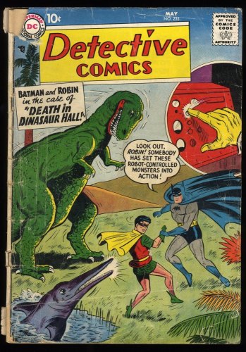 Cover Scan: Detective Comics #255 GD+ 2.5 - Item ID #255986