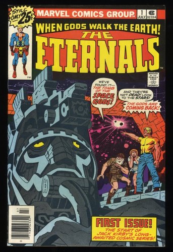 Eternals #1 VF- 7.5 Origin and 1st Appearance ! Jack Kirby Art!