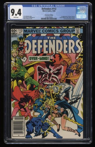 Cover Scan: Defenders #112 CGC NM 9.4 White Pages Newsstand Variant 1st Power Princess! - Item ID #260741