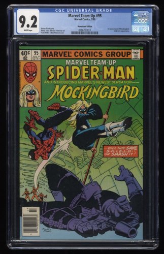 Cover Scan: Marvel Team-up #95 CGC NM- 9.2 Newsstand Variant - Item ID #260748