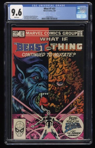 What If? #37 CGC NM+ 9.6 White Pages