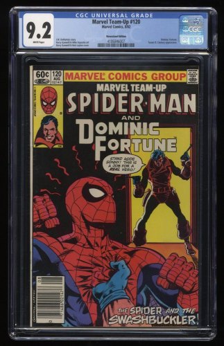 Cover Scan: Marvel Team-up #120 CGC NM- 9.2 White Pages Newsstand Variant - Item ID #260894