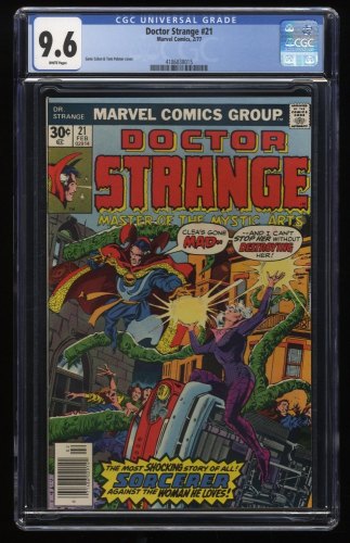 Doctor Strange #21 CGC NM+ 9.6 White Pages