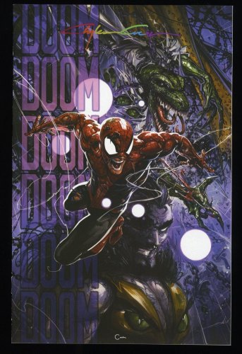 Cover Scan: Spider-Man: Facsimile Edition #1 NM 9.4 Signed! Doom Virgin Variant - Item ID #266880