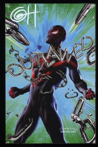 Cover Scan: Amazing Spider-Man #49 NM 9.4 Signed w/ COA Horn Virgin Edition Variant - Item ID #266904