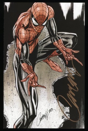 Cover Scan: Amazing Spider-Man (2018) #14 NM+ 9.6 Signed! Campbell Virgin Variant Cover E - Item ID #267027