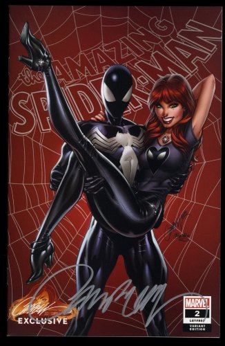 Cover Scan: Amazing Spider-Man (2018) #2 NM+ 9.6 Signed! Campbell Variant Cover B - Item ID #267030