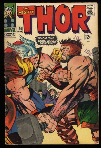 Thor #126 VG+ 4.5 1st issue Hercules Cover! Whom the Gods Would Destroy!