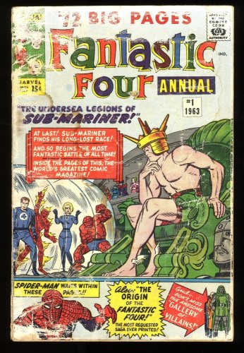 Cover Scan: Fantastic Four Annual #1 FA/GD 1.5 1st Appearance Lady Dorma! - Item ID #269750