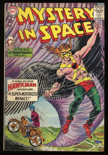 Cover Scan: Mystery In Space #89 FN/VF 7.0 Hawkman! Adam Strange! - Item ID #272081