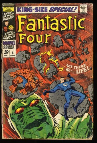 Cover Scan: Fantastic Four Annual #6 FA/GD 1.5 1st Appearance Annihilus! - Item ID #272409