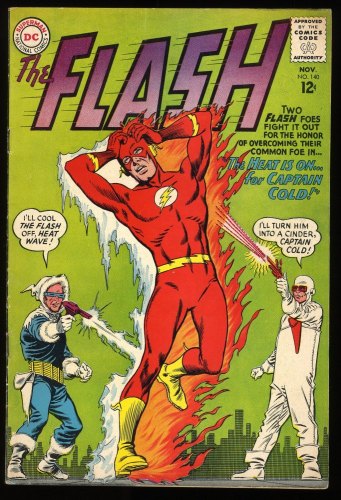 Cover Scan: Flash #140 FN/VF 7.0 1st Appearance Heat Wave! Captain Cold! - Item ID #272956