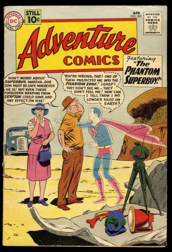 Cover Scan: Adventure Comics #283 VG 4.0 1st Appearance General Zod Phantom Zone! - Item ID #273614