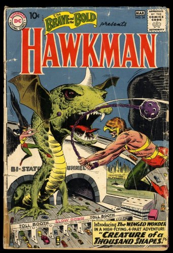 Cover Scan: Brave And The Bold #34 GD- 1.8 1st Silver Age Hawkman! - Item ID #273617