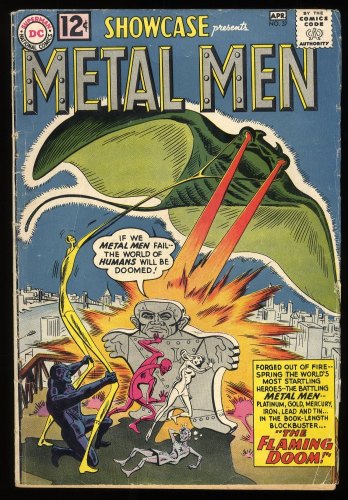 Cover Scan: Showcase #37 VG 4.0 First  Appearance Metal Men!! - Item ID #273631