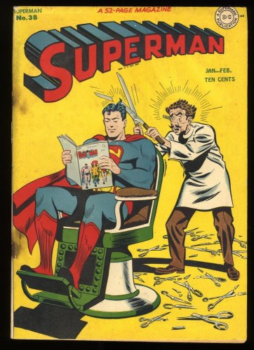 Cover Scan: Superman #38 VG 4.0 Luthor Appearance! Don Cameron! Wayne Boring cover! - Item ID #274677