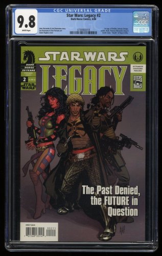 Cover Scan: Star Wars: Legacy #2 CGC NM/M 9.8 White Pages 1st Appearance Darth Talon! - Item ID #274796