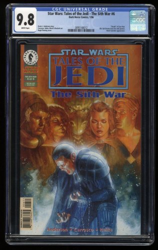Cover Scan: Star Wars: Tales of the Jedi - Sith War #6 CGC NM/M 9.8 Death Exar Kun! - Item ID #274971