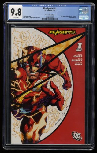 Cover Scan: Flashpoint (2011) #1 CGC NM/M 9.8 SDCC Variant - Item ID #275057