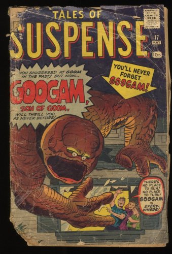 Cover Scan: Tales Of Suspense #17 P 0.5 Kirby and Ayers Cover Art! Ditko! - Item ID #275267