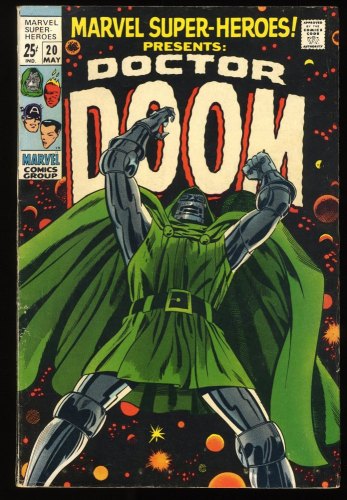 Cover Scan: Marvel Super-Heroes #20 FN- 5.5 1st Solo Doctor Doom 1st Valeria! - Item ID #275426
