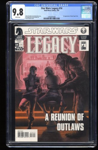 Cover Scan: Star Wars: Legacy #14 CGC NM/M 9.8 White Pages - Item ID #276138