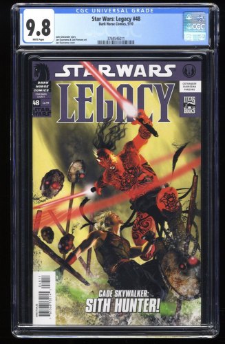Cover Scan: Star Wars: Legacy #48 CGC NM/M 9.8 White Pages - Item ID #276143