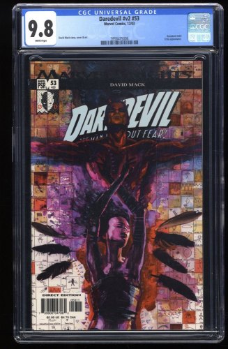 Cover Scan: Daredevil (1998) #53 CGC NM/M 9.8 White Pages Echo Appearance! - Item ID #276162