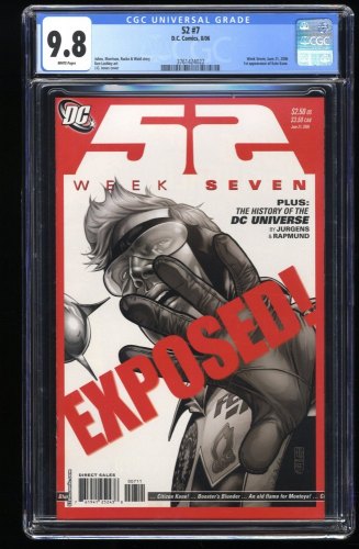 Cover Scan: 52 #7 CGC NM/M 9.8 White Pages 1st Kate Kane Batwoman! - Item ID #276198
