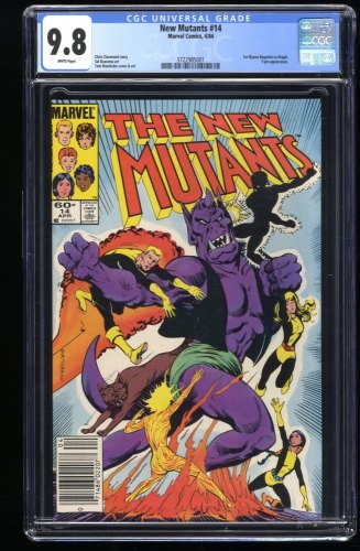Cover Scan: New Mutants #14 CGC NM/M 9.8 Super Rare! Newsstand Variant - Item ID #276200