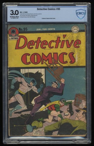 Cover Scan: Detective Comics (1937) #95 CBCS GD/VG 3.0 Batman and Robin! - Item ID #276537
