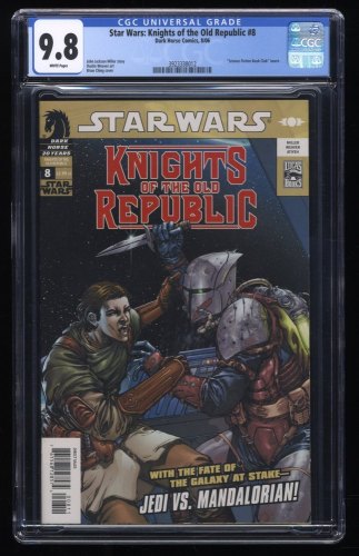 Cover Scan: Star Wars: Knights of the Old Republic #8 CGC NM/M 9.8 1st Demagol Cassus Fett! - Item ID #276566