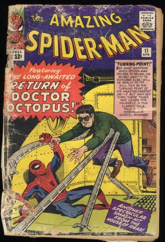 Cover Scan: Amazing Spider-Man #11 P 0.5 Doctor Octopus Appearance!! - Item ID #277019