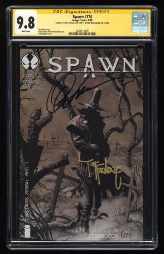 Cover Scan: Spawn #174 CGC NM/M 9.8 SS Capullo Mcfarlane! 1st Appearance Gunslinger Spawn! - Item ID #277895