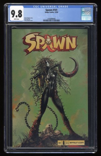 Cover Scan: Spawn #141 CGC NM/M 9.8 White Pages 1st She-Spawn Cover by Greg Capullo! - Item ID #277896