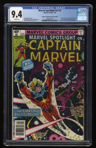 Cover Scan: Marvel Spotlight (1979) #1 CGC NM 9.4 White Pages Number/Newsstand Variant - Item ID #278354