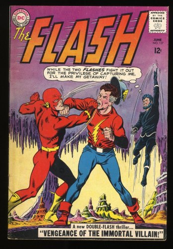 Cover Scan: Flash #137 FN- 5.5 1st Appearance Silver Age Vandal Savage! - Item ID #279191